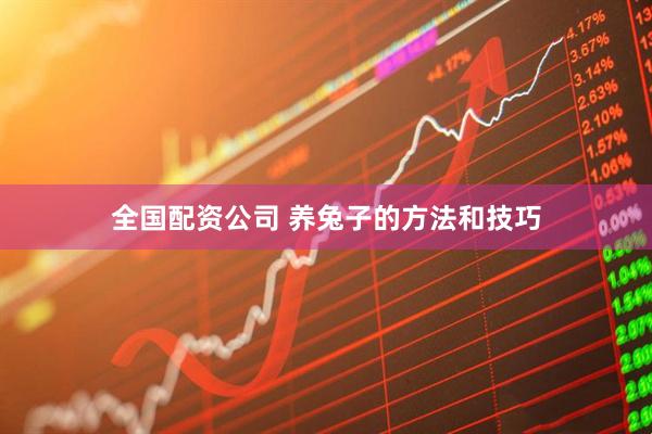 全国配资公司 养兔子的方法和技巧